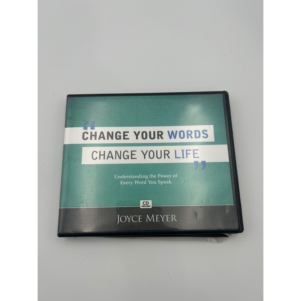 Joyce Meyer Change Your Words Change Your Life 4 CD Set Audio Teachings C352